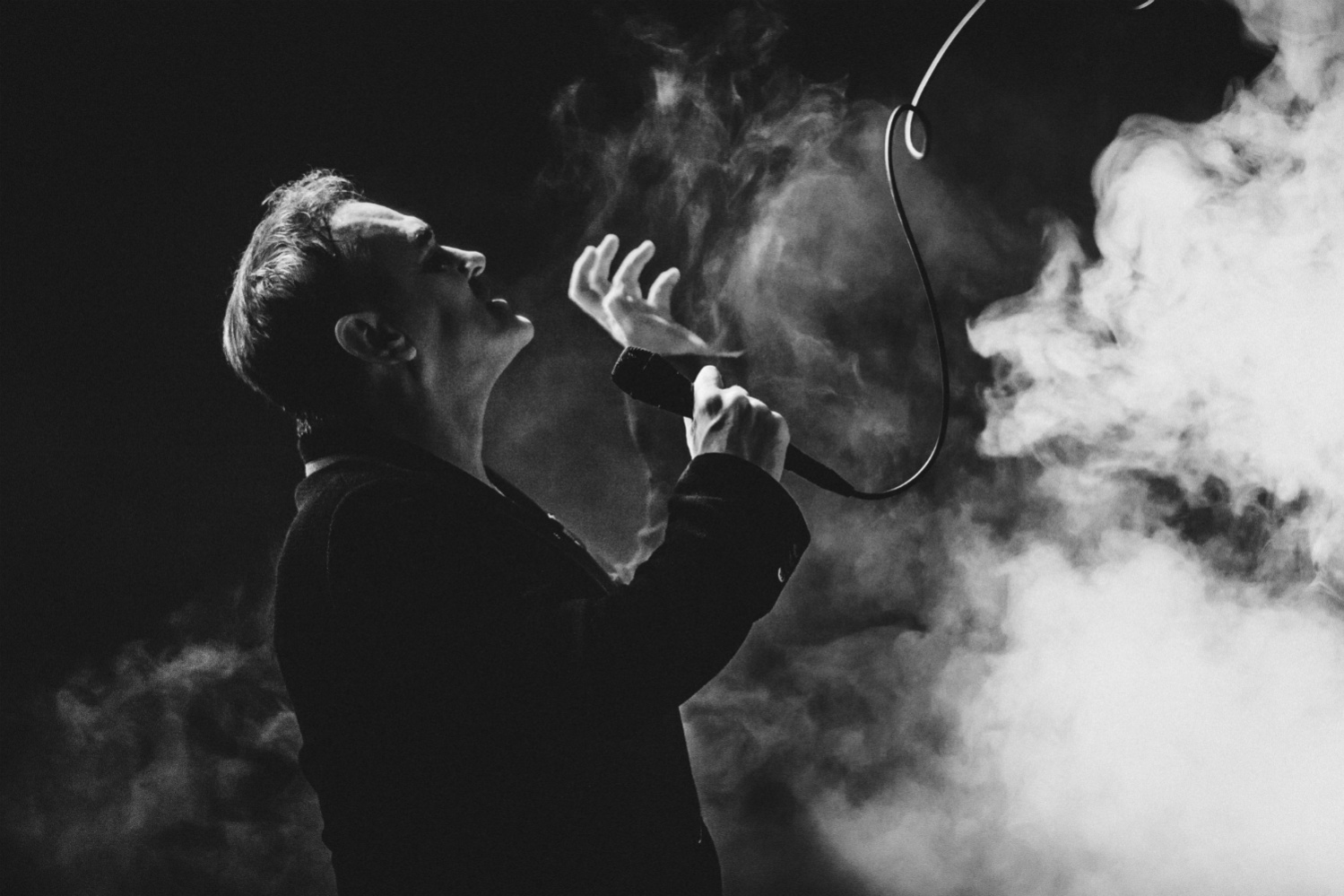 Stewart Lee performs in Edinburgh. Photo by Samuel Gehrke